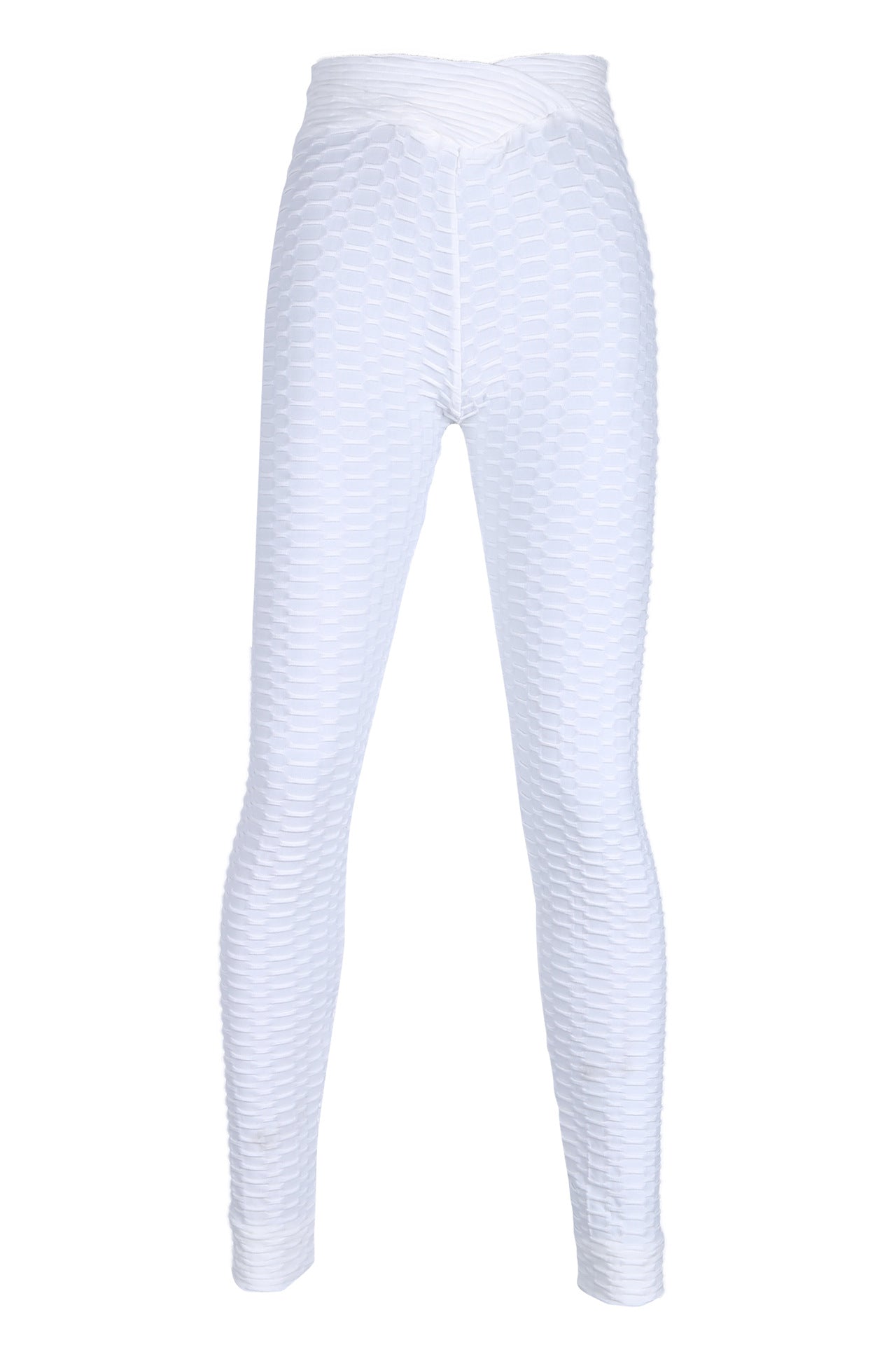 High-Waist Yoga Leggings - Stretch Knit Workout Pants