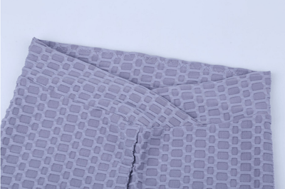 High-Waist Yoga Leggings - Stretch Knit Workout Pants