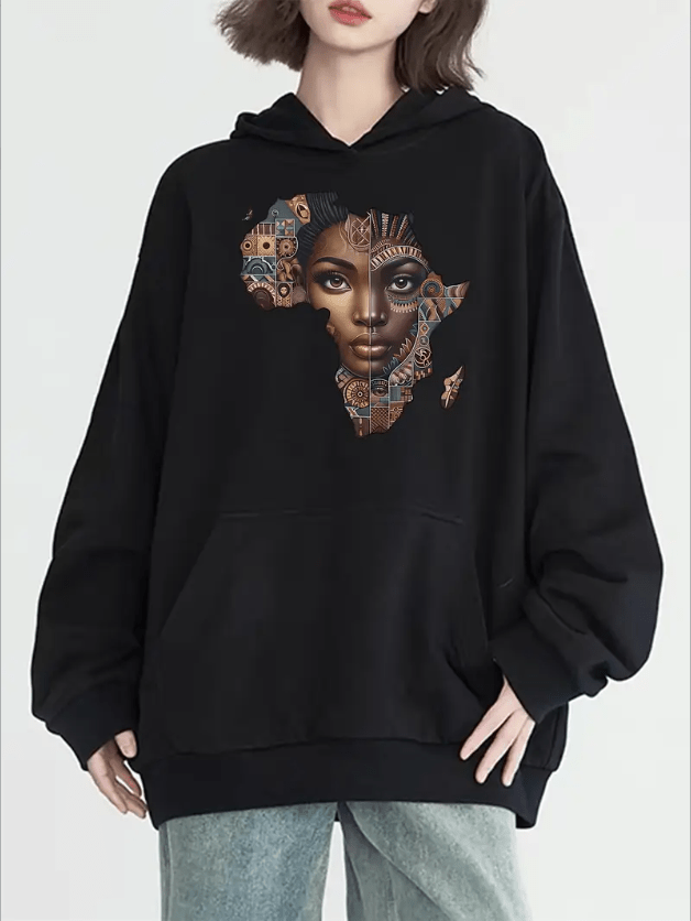 Stylish Women's Athletic Hoodie, Cozy and Trendy, Perfect for Workouts and Everyday Wear, Ethnic Design - Style Chic Couture