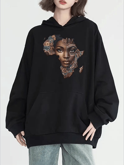 Stylish Women's Athletic Hoodie, Cozy and Trendy, Perfect for Workouts and Everyday Wear, Ethnic Design - Style Chic Couture