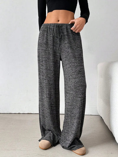 Tied Striped Wide Leg Pants - Style Chic Couture