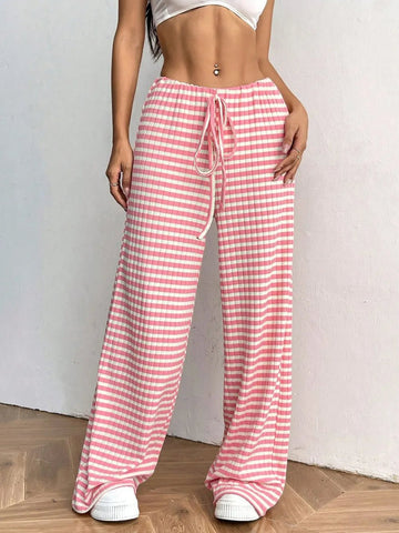 Striped Wide Leg Pants - Get Wrapped Up in Style!