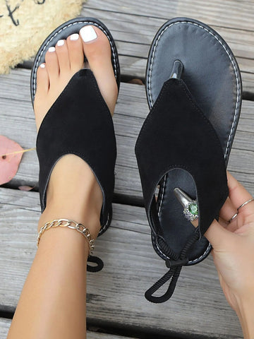Toe Post Flats Sandals - Style Chic Couture