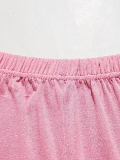 Lace Trim V-Neck Cami & Pants Pajama Set