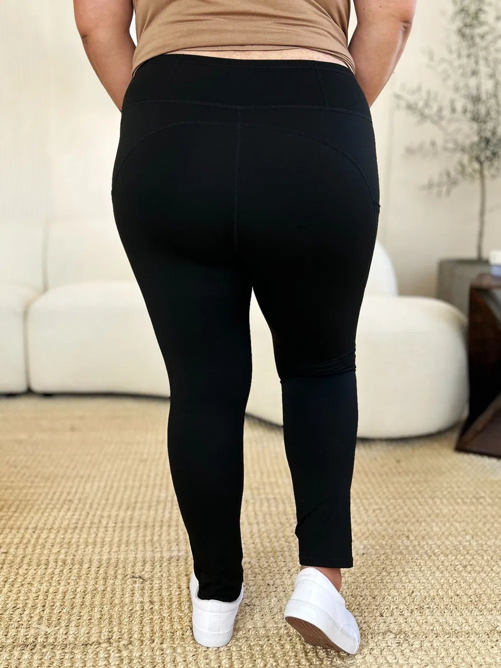 Wide Waistband Sports Leggings - Style Chic Couture