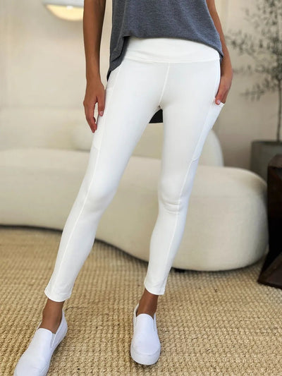 Wide Waistband Sports Leggings - Style Chic Couture
