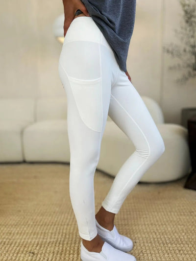Wide Waistband Sports Leggings - Style Chic Couture