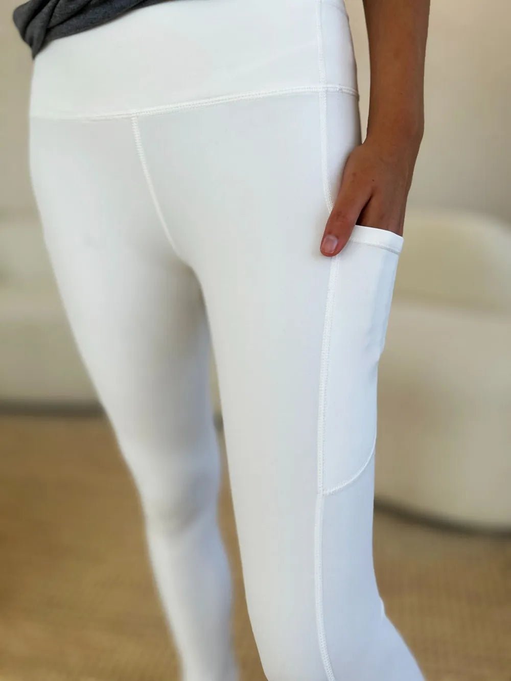 Wide Waistband Sports Leggings - Style Chic Couture