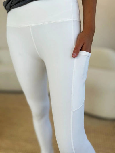 Wide Waistband Sports Leggings - Style Chic Couture