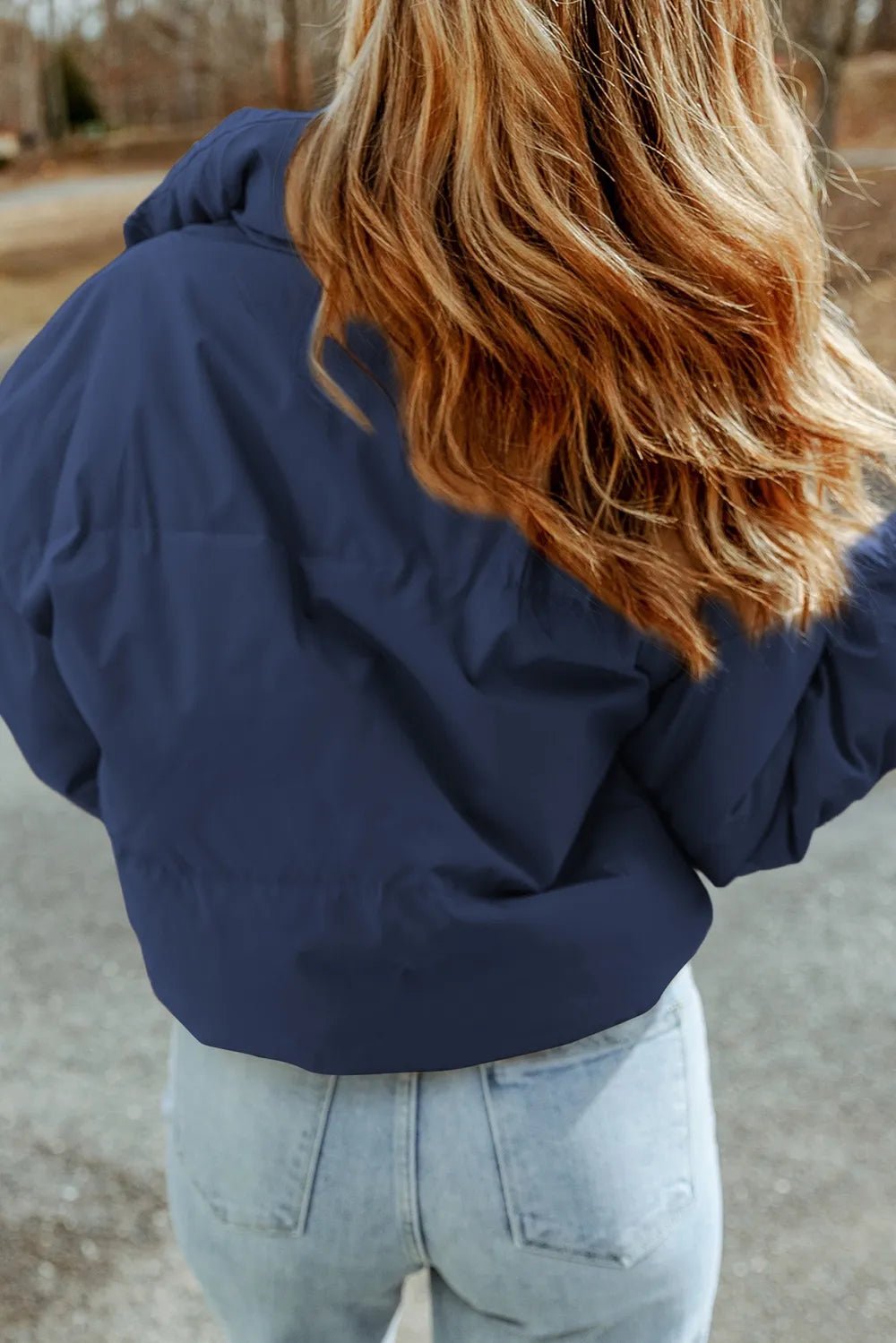 Zip Up Collared Neck Coat with Pockets - Style Chic Couture